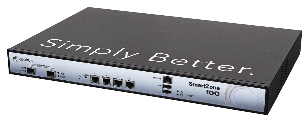 SmartZone 100 可擴充的中大型規模企業級 SMART WLAN 控制器
