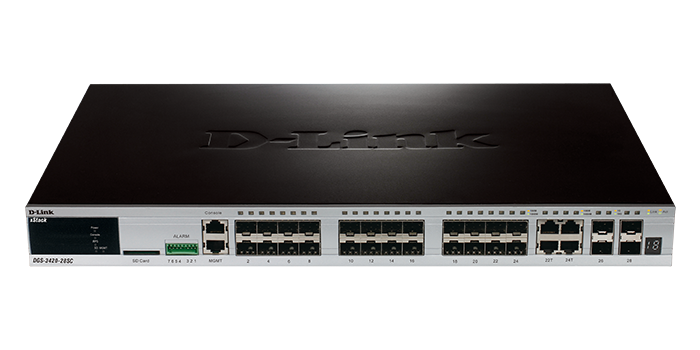 DGS-3420-28SC xStack DGS-3420系列 L2+ 網管型Gigabit交換器